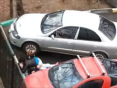 پیچ با نیروی جاذبه خودش عکسکیر سکسی را با یک مرد می چرخاند